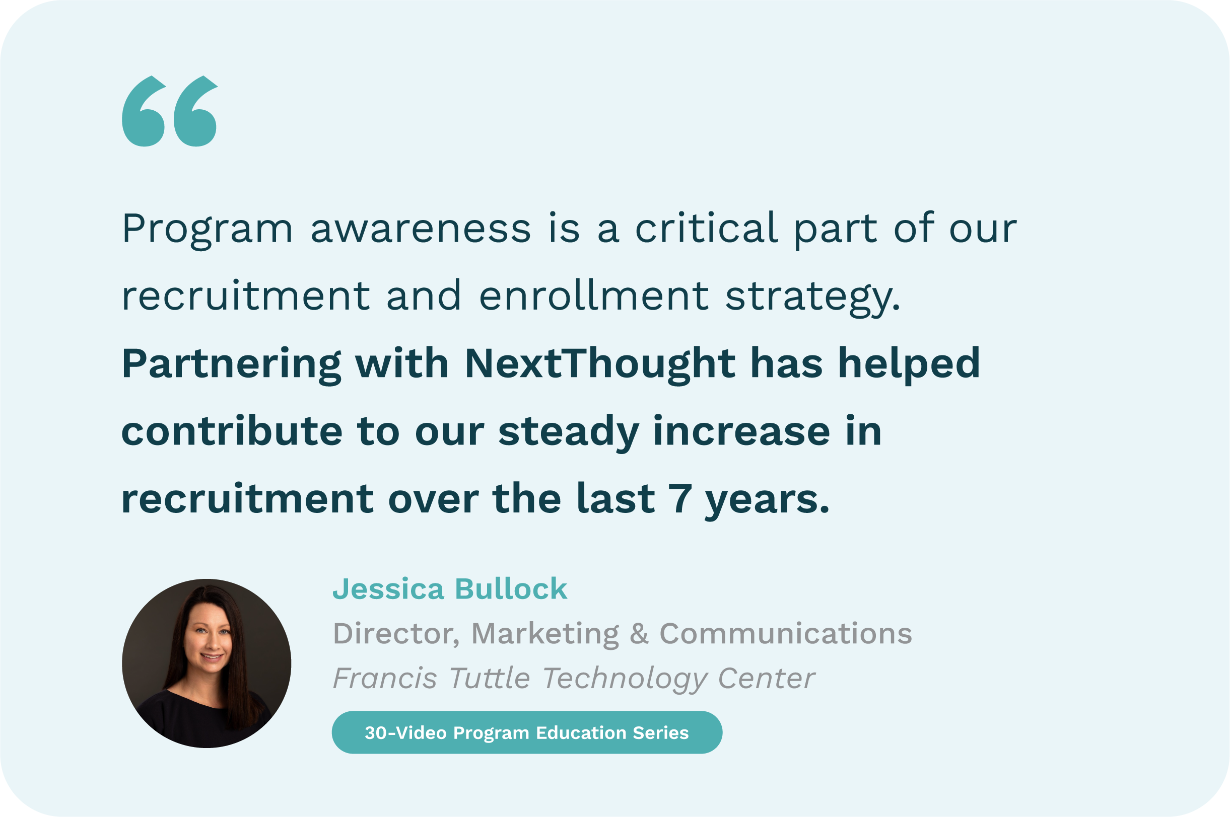 Jessica Bullock, Francis Tuttle Testimonial